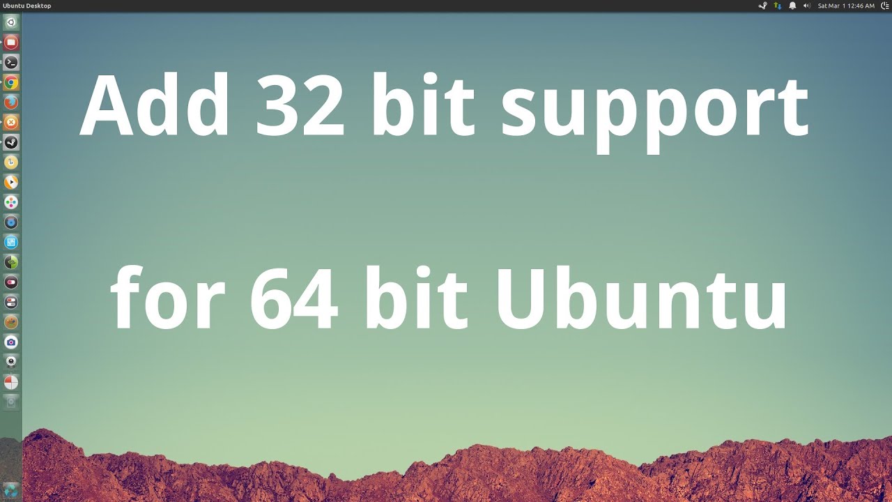 Установка приложений другой архитектуры в Ubuntu