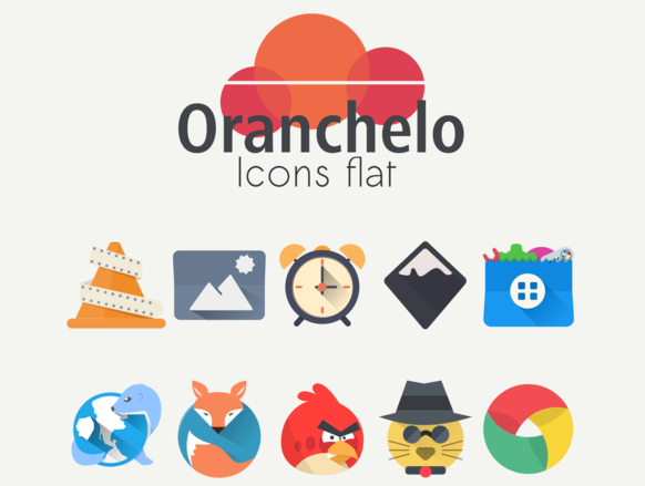 2 Свежих темы Oranchelo и Flat-Remix для Ubuntu