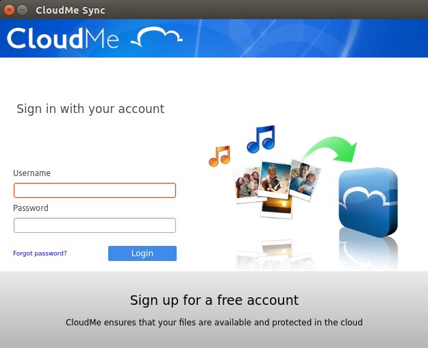 Авторизация в клиенте CloudMe