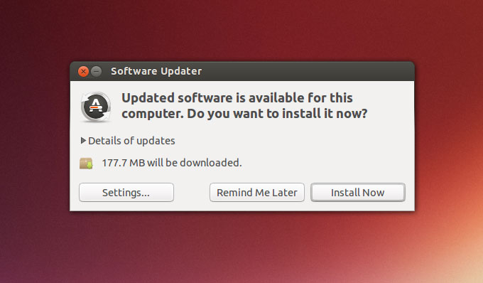 Установка обновлений в Ubuntu 15.10
