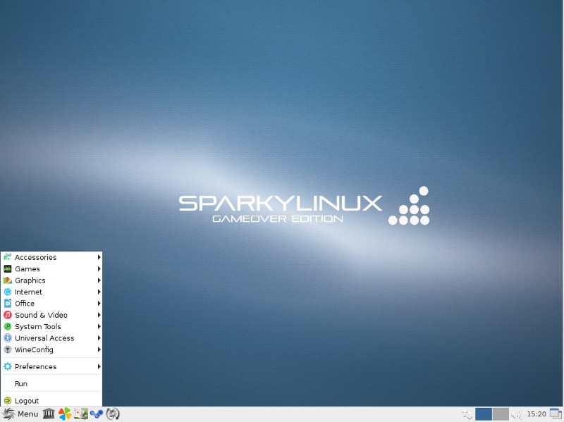 Sparky Linux - Gameover Edition